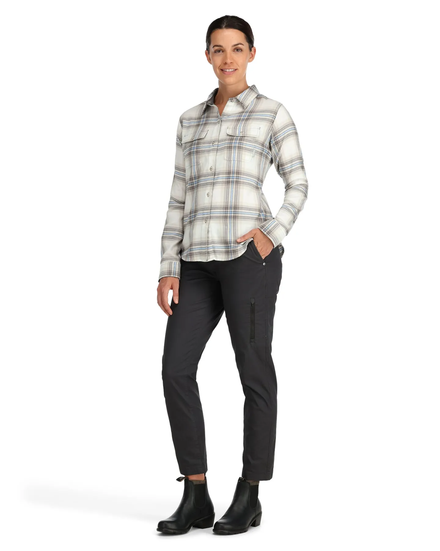 Discount Simms Fishing Women's Santee Flannel Shirt
