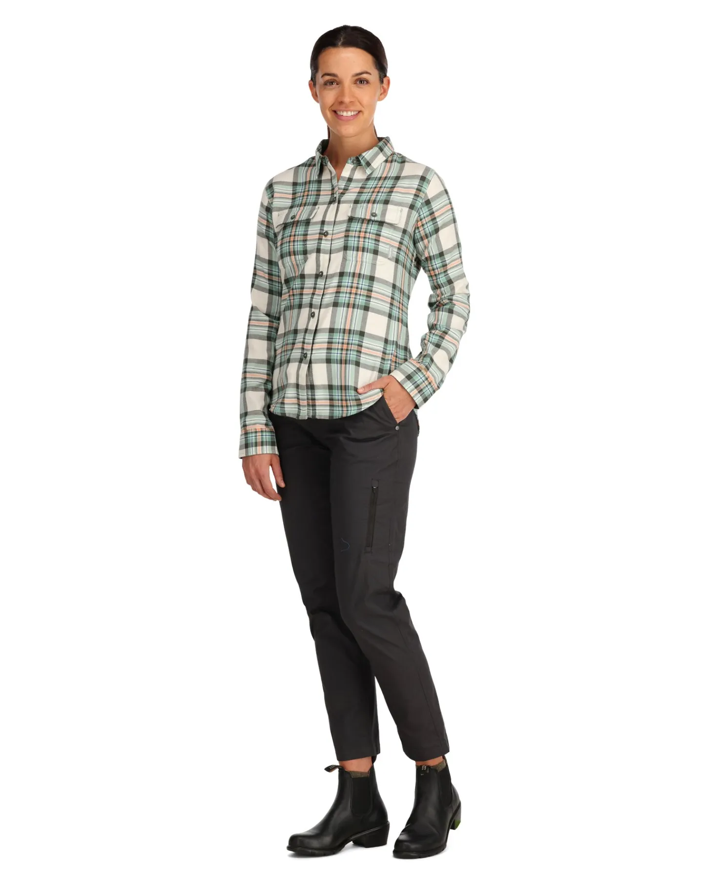 Discount Simms Fishing Women's Santee Flannel Shirt