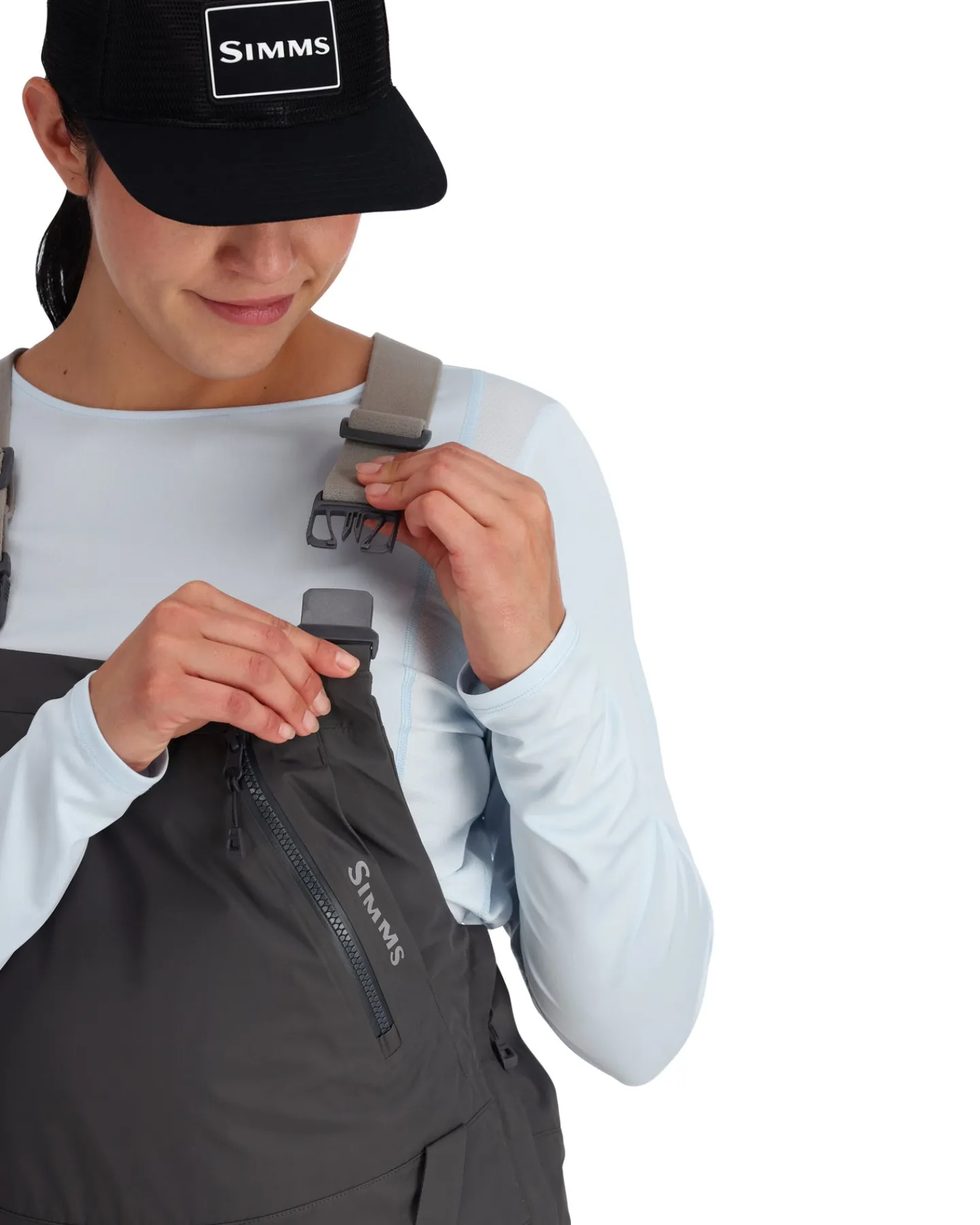 Sale Simms Fishing Women's Simms Challenger Fishing Bib Slate