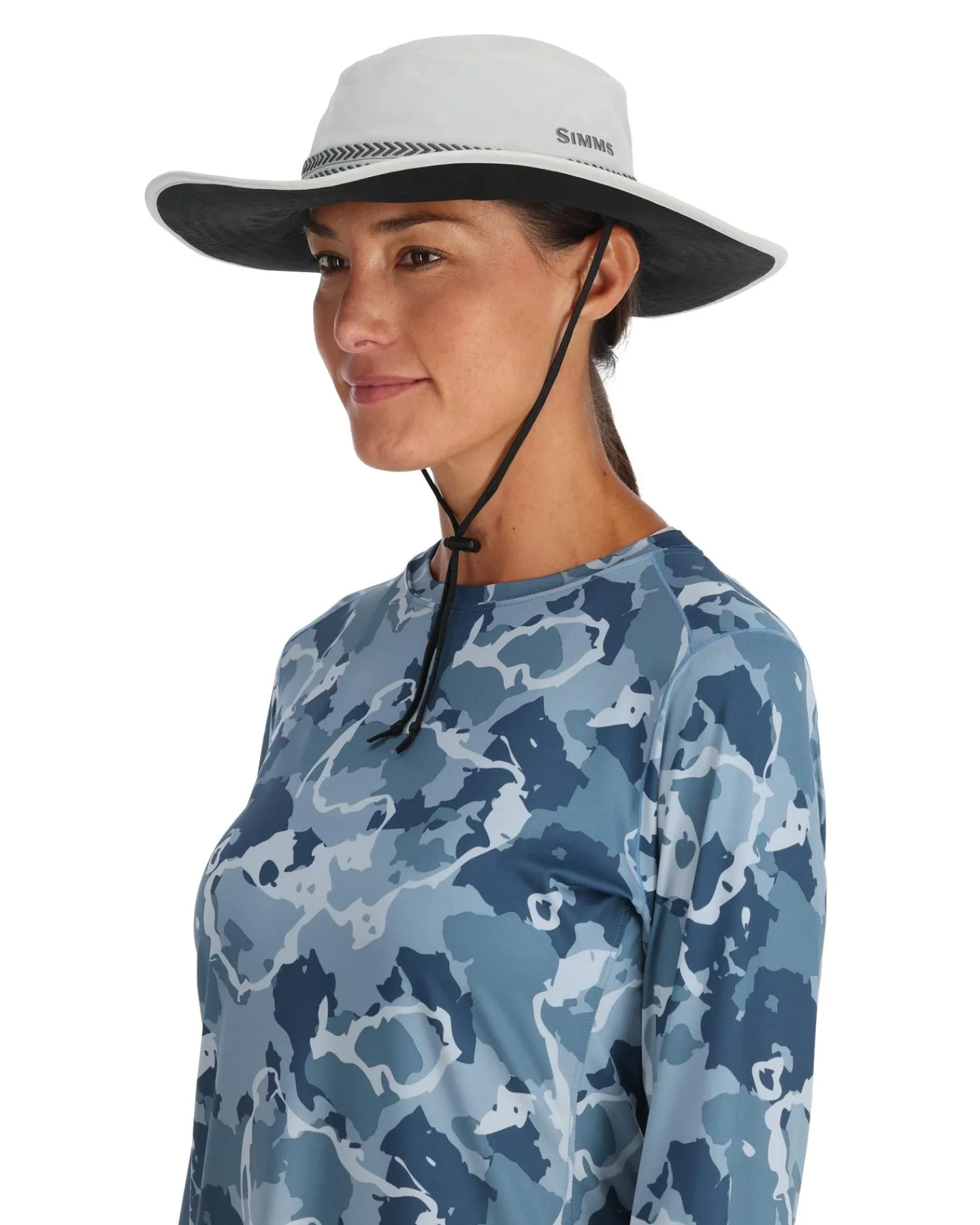 Clearance Simms Fishing Women's Solar Sombrero Sterling