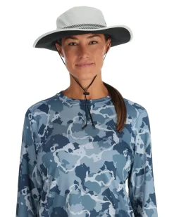 Clearance Simms Fishing Women's Solar Sombrero Sterling