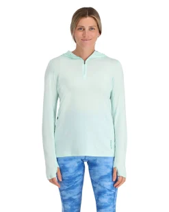 Sale Simms Fishing Women's SolarFlex® 1/4 Zip Hoody