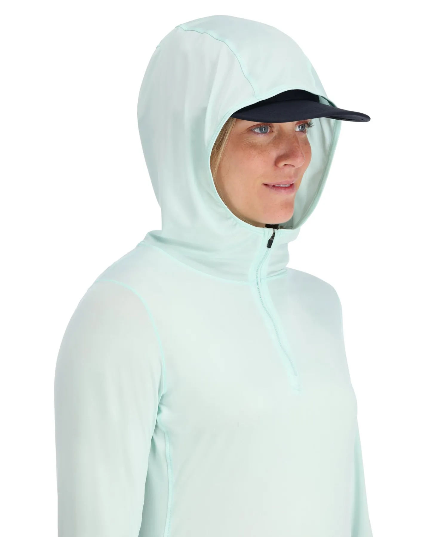 Sale Simms Fishing Women's SolarFlex® 1/4 Zip Hoody