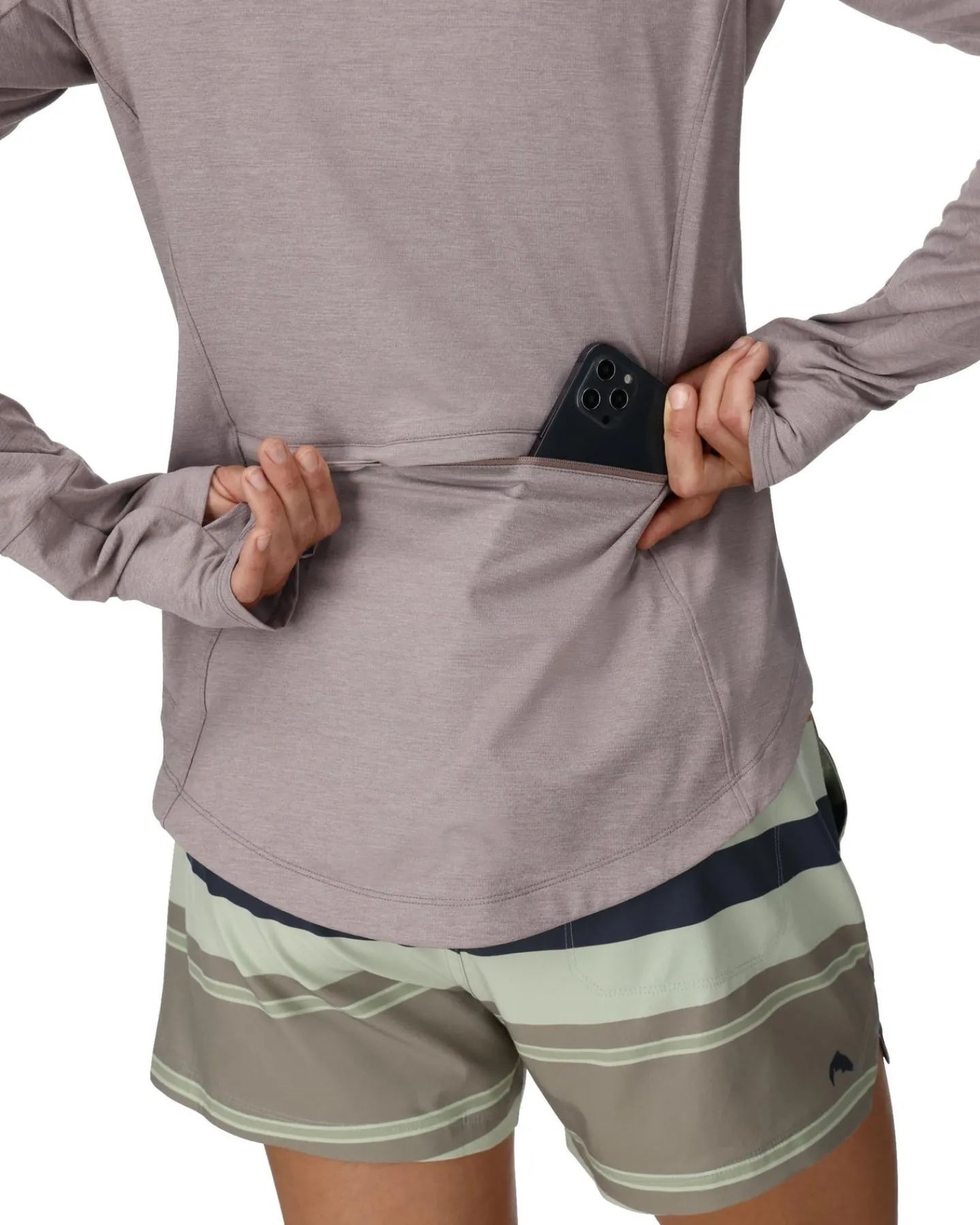 Online Simms Fishing Women's SolarFlex® Cooling Hoody Heron