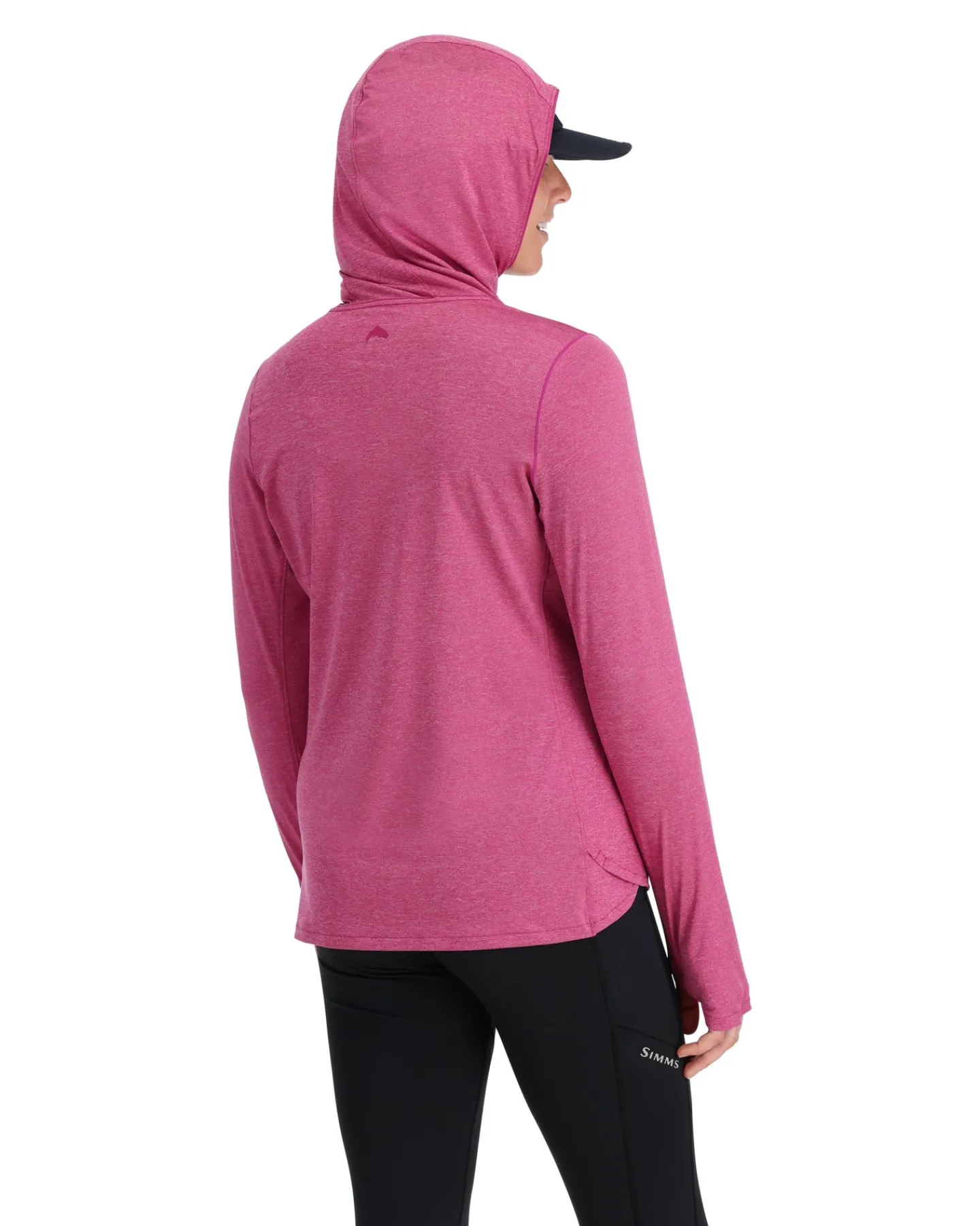 Best Simms Fishing Women's SolarFlex® Hoody Fuchsia Heather