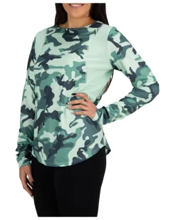 Online Simms Fishing Women's SolarVent Crew