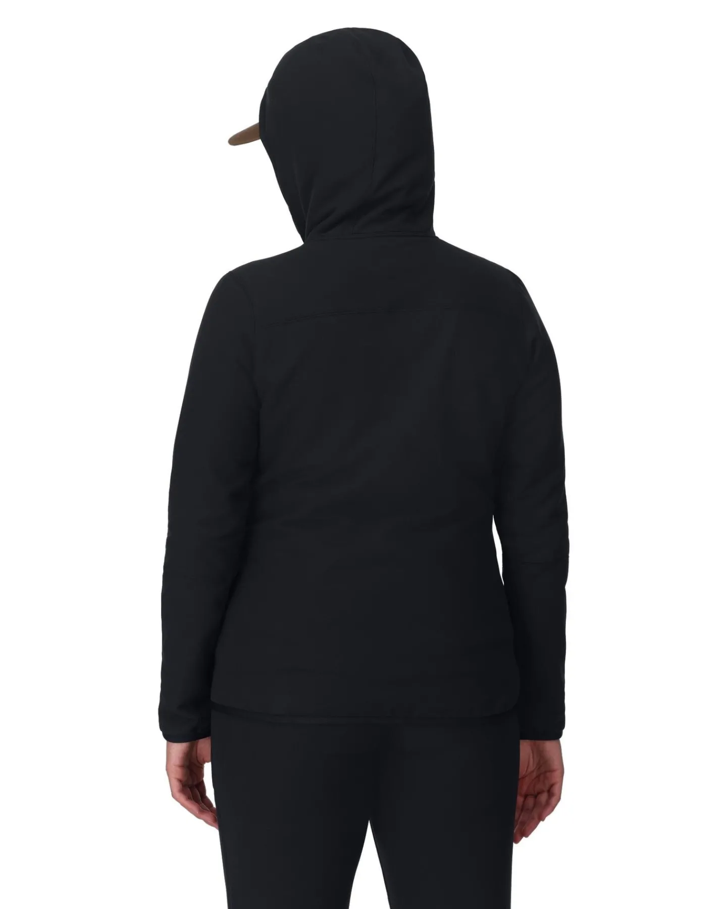 New Simms Fishing Women's Strata 330 Full-Zip Midlayer Hoody Black