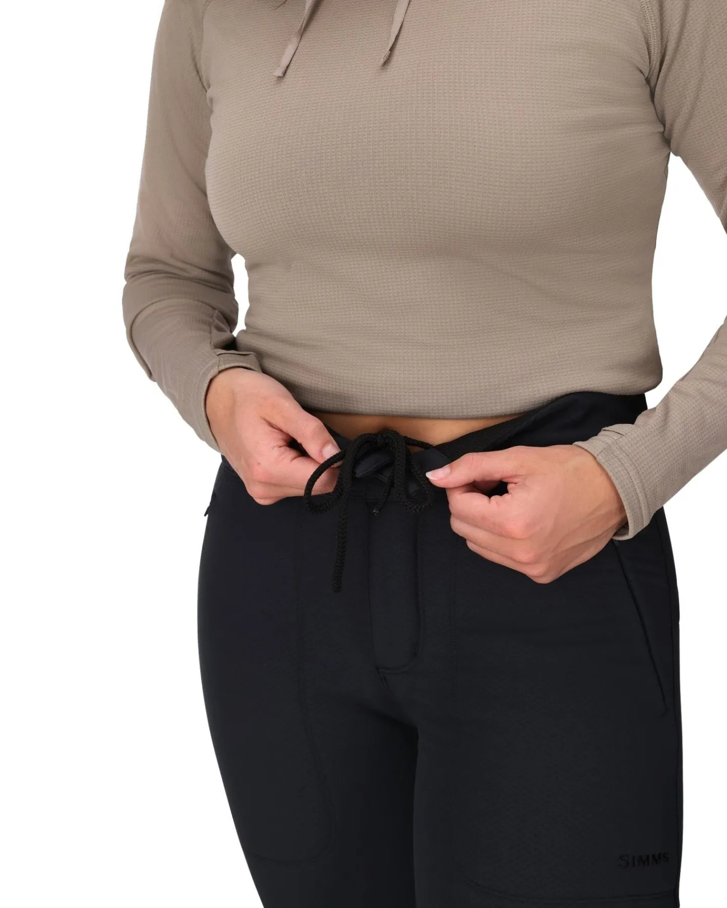 Discount Simms Fishing Women's Strata 330 Midlayer Bottom Black