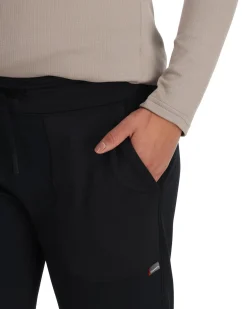 New Simms Fishing Women's Thermal Jogger Black