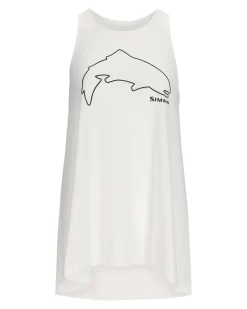 Outlet Simms Fishing Women's Trout Outline Tank Top