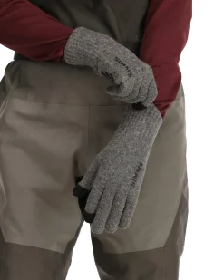 Outlet Simms Fishing Wool Full Finger Glove Steel