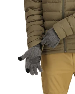 Outlet Simms Fishing Wool Full Finger Glove Steel