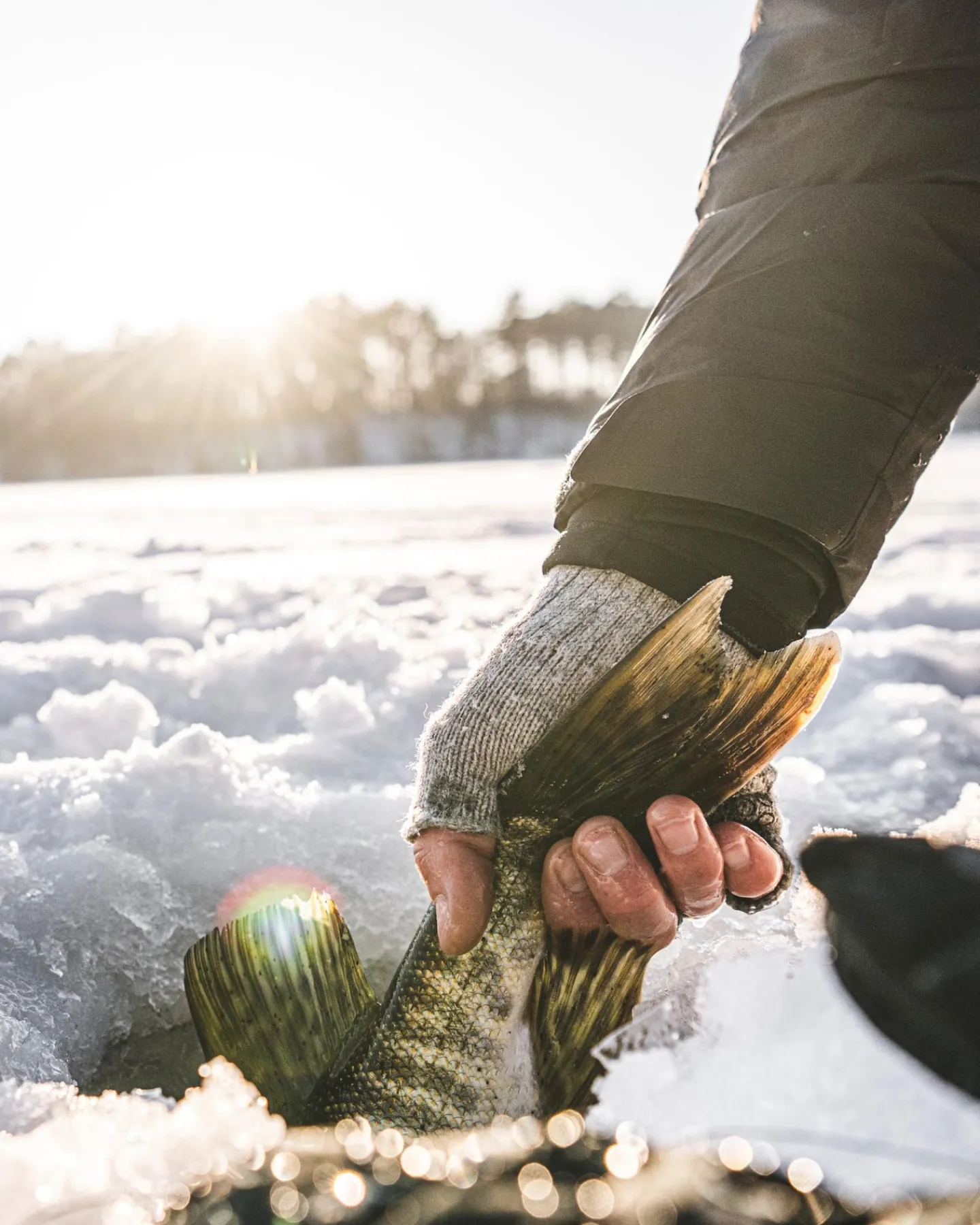 Discount Simms Fishing Wool Half-Finger Glove Steel