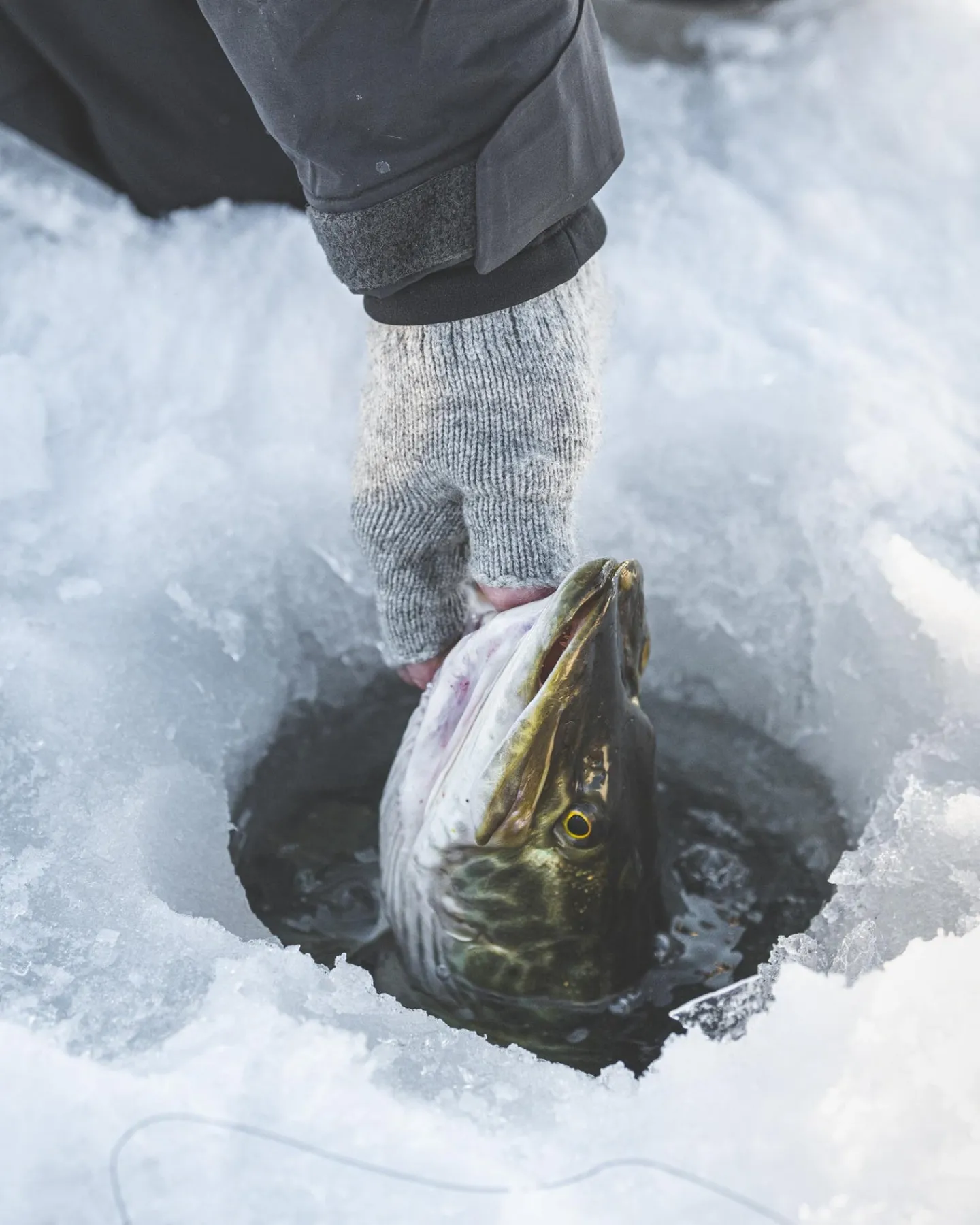 Discount Simms Fishing Wool Half-Finger Glove Steel